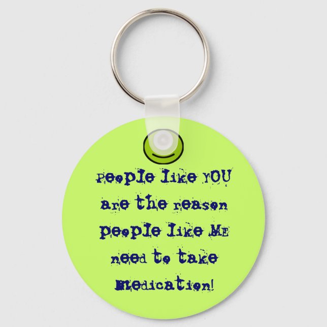 Människor som du nyckelring med ansikte (Framsida)