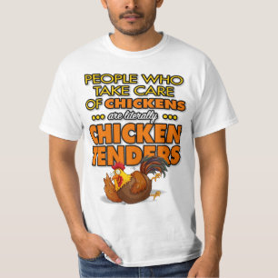 Människor som tar hand om sig är kycklinghandlar t shirt