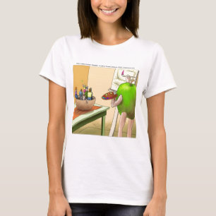 Människor Stilleben Rolig Tecknad Film T Shirt