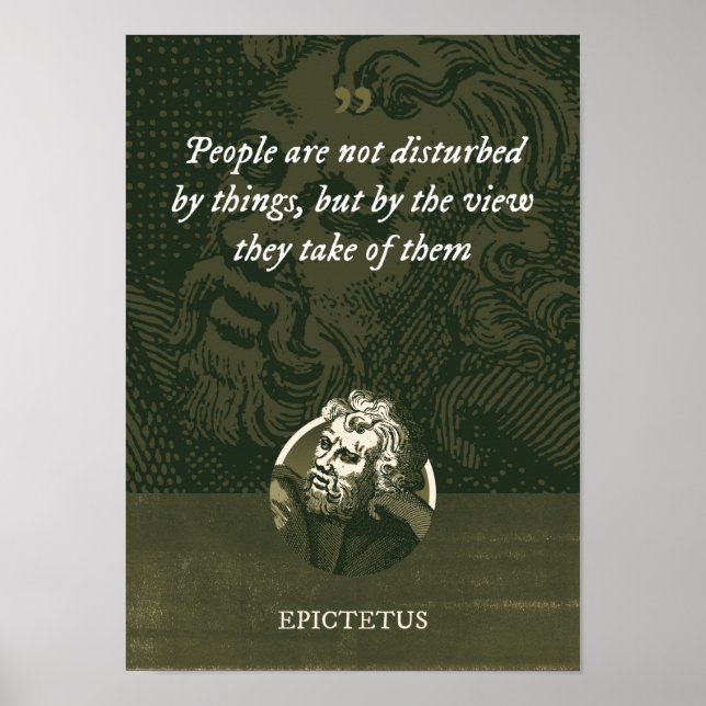 Människor störs inte av sak, utan av folket poster (Framsidan)