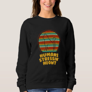 Människor Stressar Mig Katt Kattunge Humor T Shirt