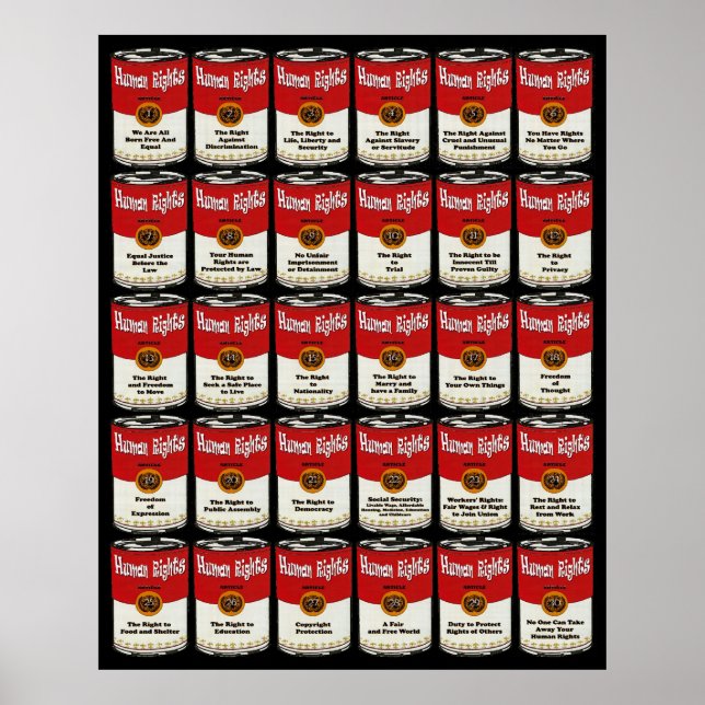 Människors Höger Poster (Framsidan)