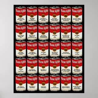 Människors Höger Poster