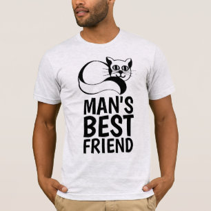 MÄNNISKOS BÄSTA FRIEND CAT T-SHIRTS, MANAR TEE SHIRT