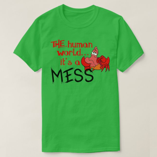 Människovärlden är en  t shirt (Design framsida)