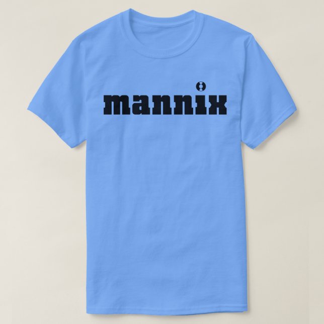 Mannix detektiv Power Tee (Design framsida)