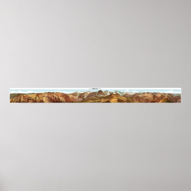 MANNLICHEN Swiss Alpernas Panorama 360° Poster (Framsidan)