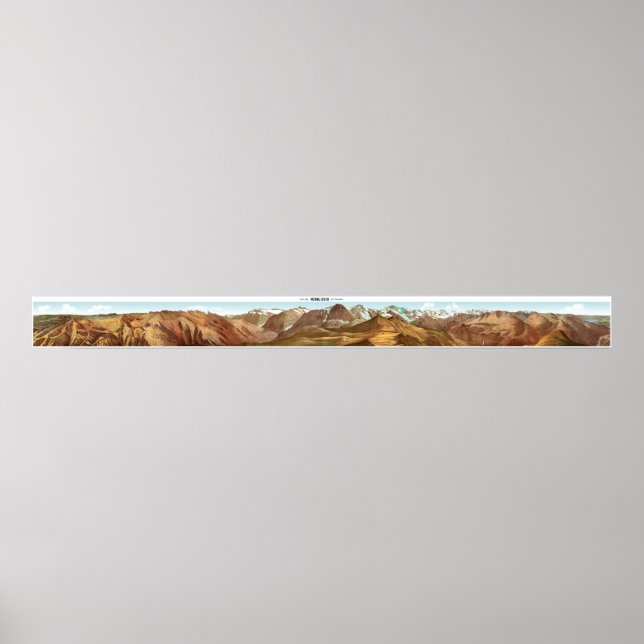 MANNLICHEN Swiss Alps 360° Panorama Poster (Framsidan)