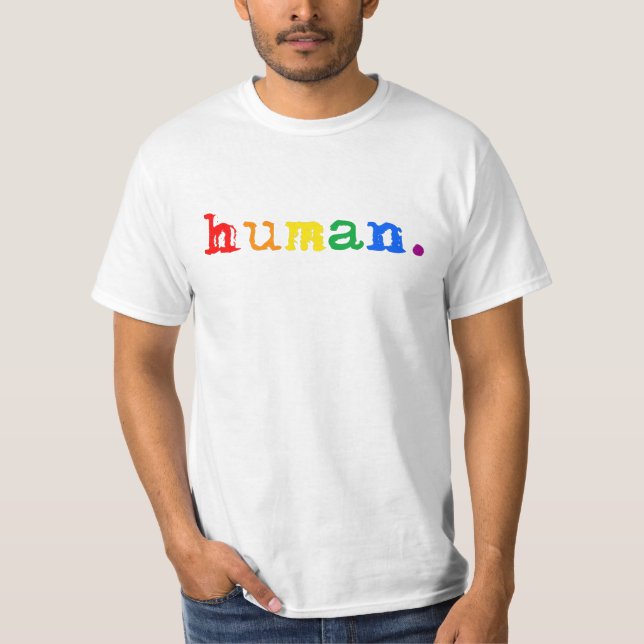 Männsklig stolthet t shirt (Framsida)