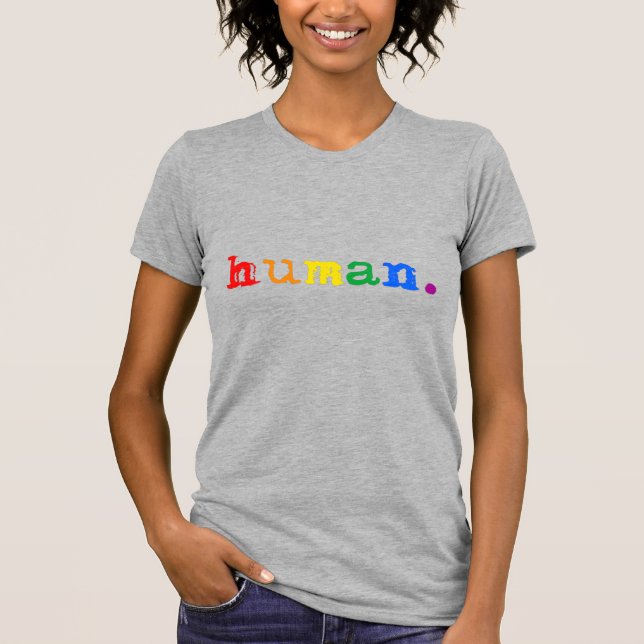 Männsklig stolthet t shirt (Framsida)