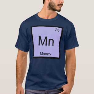 Manny Namn kemi Inslag Periodic Bord Tröja