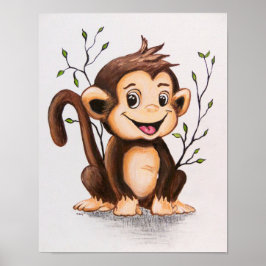 Manny of Monkey Poster