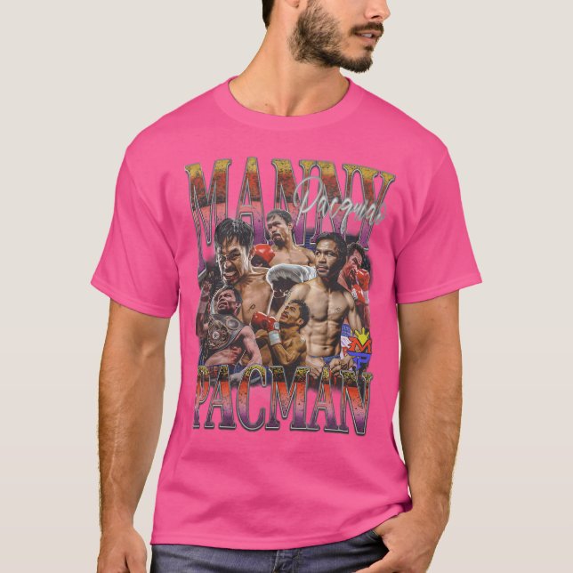 Manny Pacquiao Pacman T Shirt (Framsida)