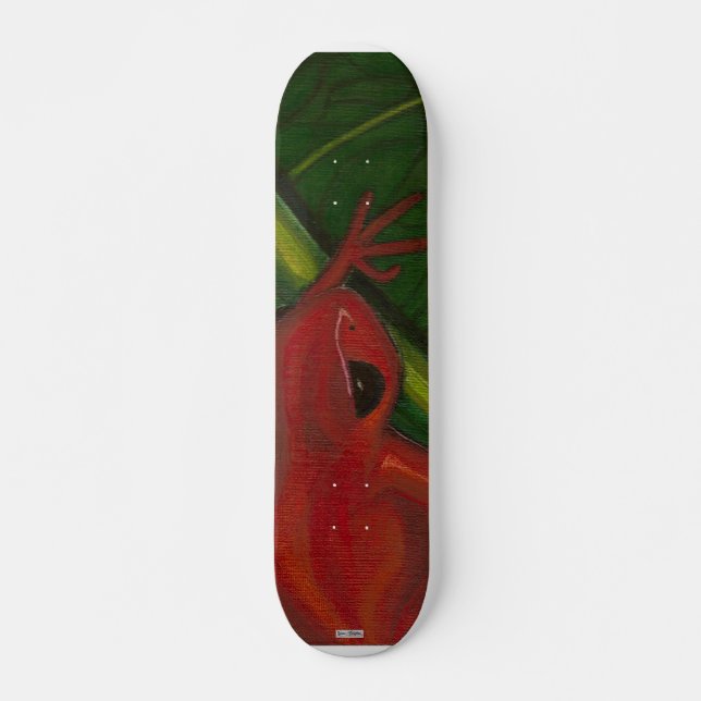 Manny The Mantella (Frog) Skateboard Bräda 19,5 Cm (Framsida)