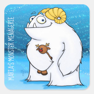 Manny Yeti, klistermärke