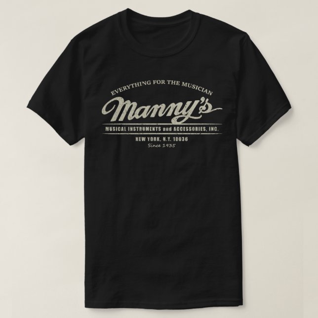 Mannys Music 1935 Vintage T Shirt (Design framsida)