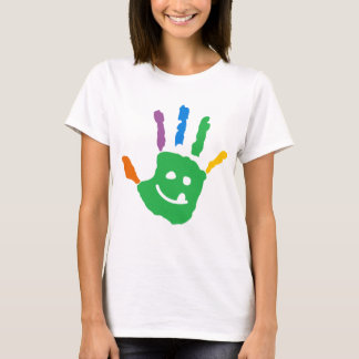 Mano Multicolor: Una Explosión de Alegría T Shirt