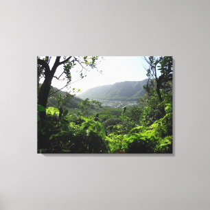 Manoa dal, Hawaii Canvastryck