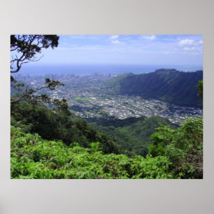 Manoa dal, O'ahu, Hawai'i Poster