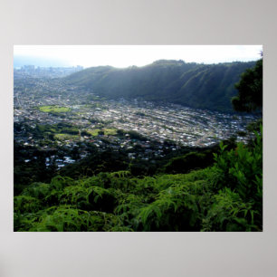 Manoa dal, O'ahu, Hawai'i Poster