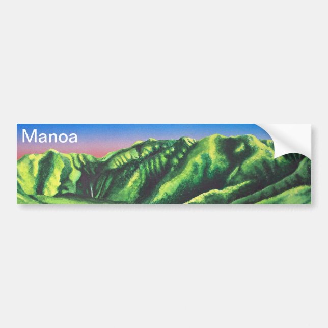 Manoa nedgångar bildekal (Framsidan)