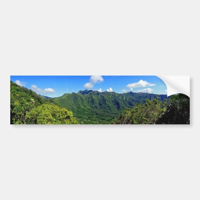 Manoa Valley, Hawaii Bildekal (Framsidan)