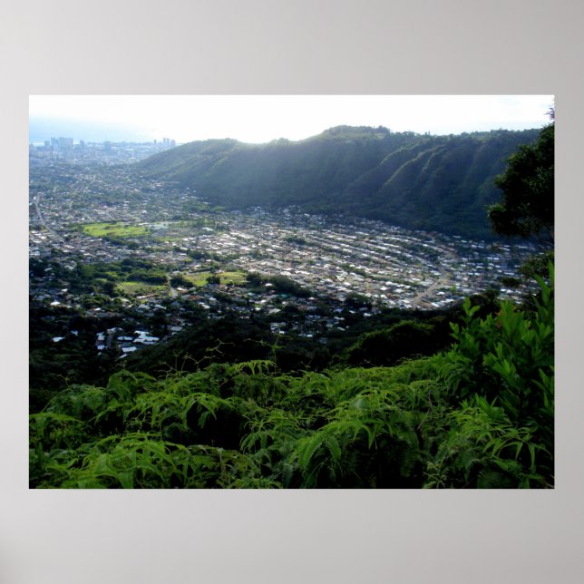 Manoa Valley, O'ahu, Hawai'i Poster (Framsidan)