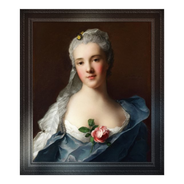 Manon Balletti av Jean-Marc Nattier Fototryck (Framsidan)