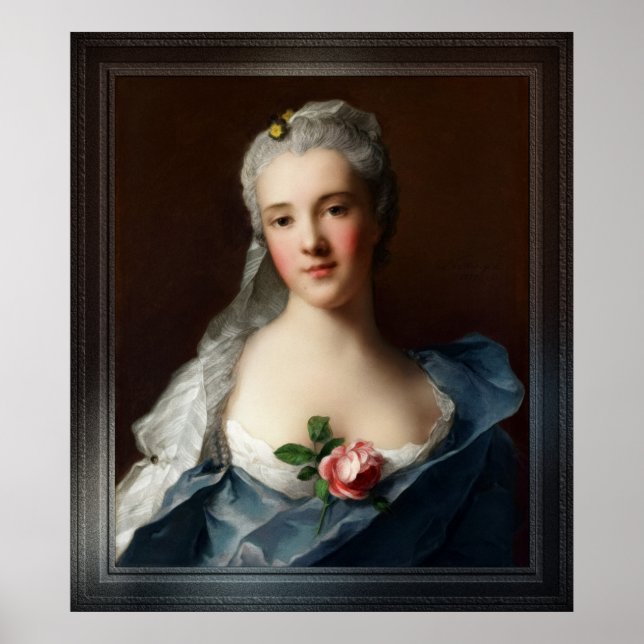 Manon Balletti av Jean-Marc Nattier Poster (Framsidan)