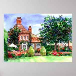 Manor House York av Farida Greenfield Poster