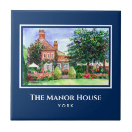 Manor House York England Land Garden Kakelplatta