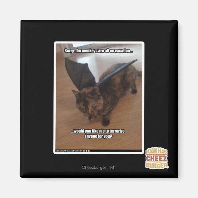 Månor på semester magnet (Framsidan)