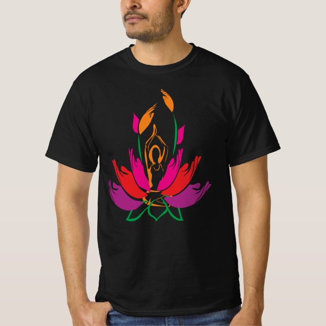 manos abrazadoras Camiseta T Shirt (Framsida)