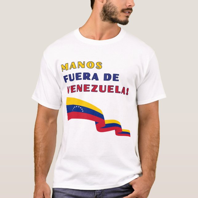 Manos Fuera De Venezuela T Shirt (Framsida)