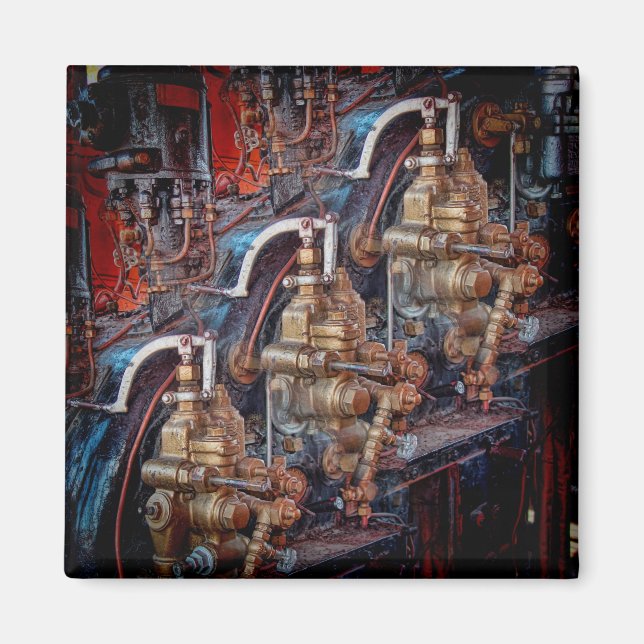 Manöverdon av ånglokomotiv magnet (Framsidan)