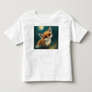 Månpisk Rävhona, Natt Skog T-Shirt