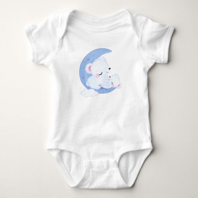 Månpolisbjörnar T Shirt (Framsida)