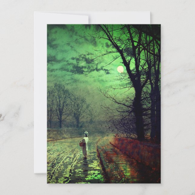 Månpromenad  inbjudningar (Framsida)