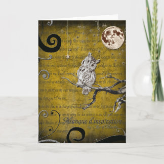 Manque d'inspiration Card Kort