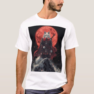 Månröda varg Ronin T Shirt