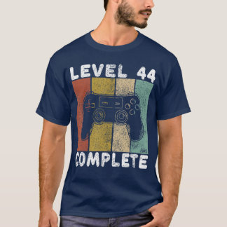 Mäns 44-årsdag Män Spelande Nivå 44 Komplett T Shirt