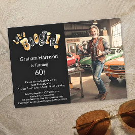 Mans 60-årsfest Foto Inbjudningar