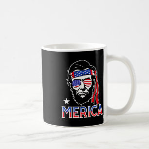 Mäns Abraham Lincoln 4 juli merica män kvinnor Kaffemugg