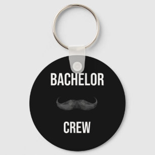 Mans Bachelor Crew Brudgum Brud Kväll Bachelorette Nyckelring