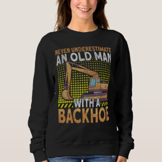Mans Backhoe Tung entreprenadmaskinförare Grävmask T Shirt