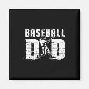 Mäns basebollpappa - Stolt basebollpappa - Fadersd Magnet
