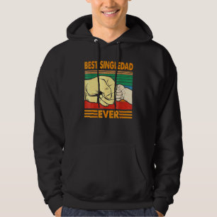 Mäns bästa ensamma pappa någonsin Vintage pappa fa Hoodie