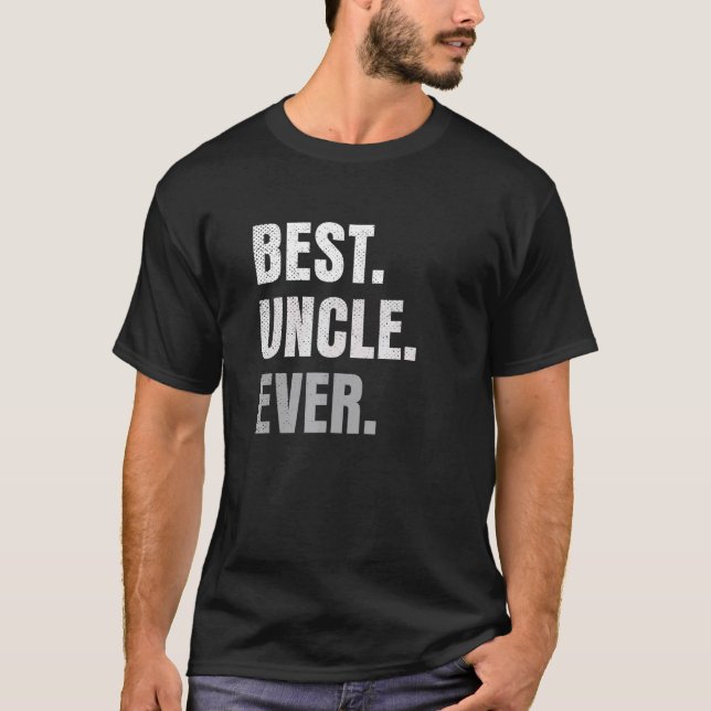 Mäns bästa farbror någonsin Farbror T Shirt (Framsida)