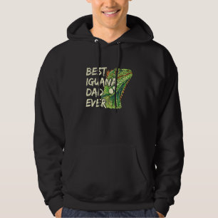 Mans bästa Iguana Pappa Någonsin För En Iguana Pap Hoodie