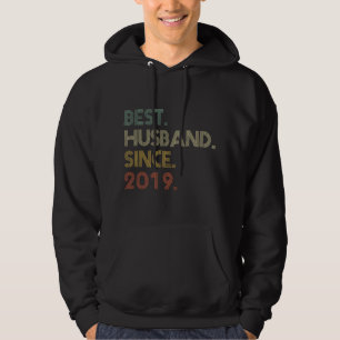 Mäns bästa make sedan 2019 Episk 2-års bröllopsdag Hoodie